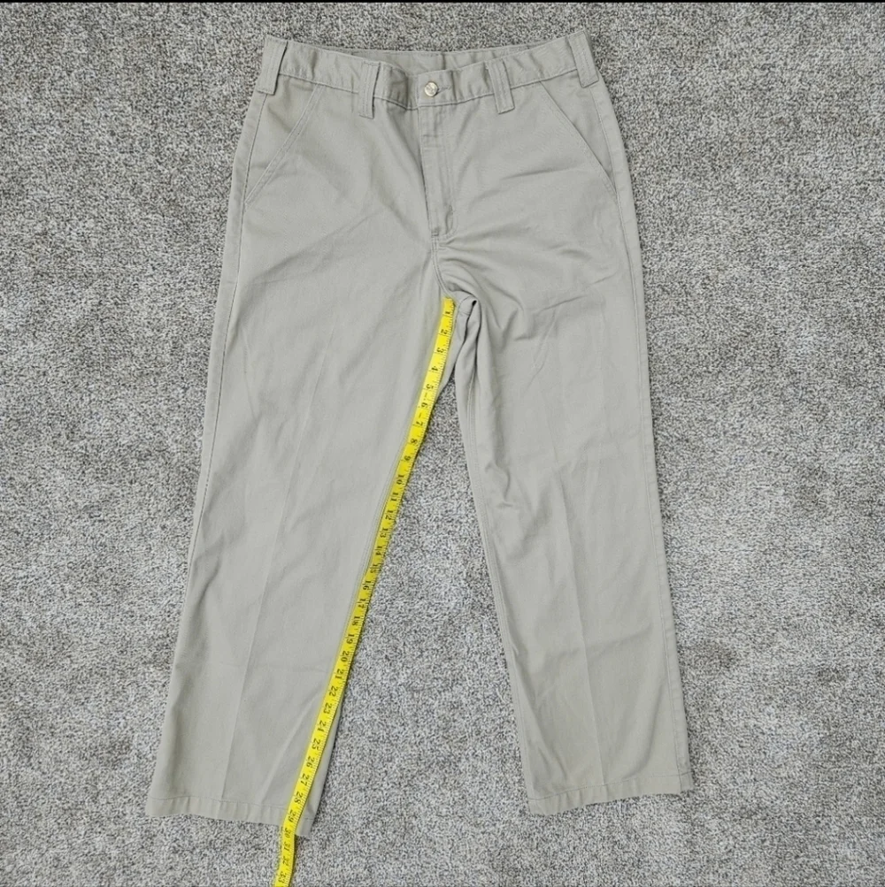 Vintage Carhartt Tan Blended Twill Pants Work Wear Khaki Slacks B290KHI 34x30